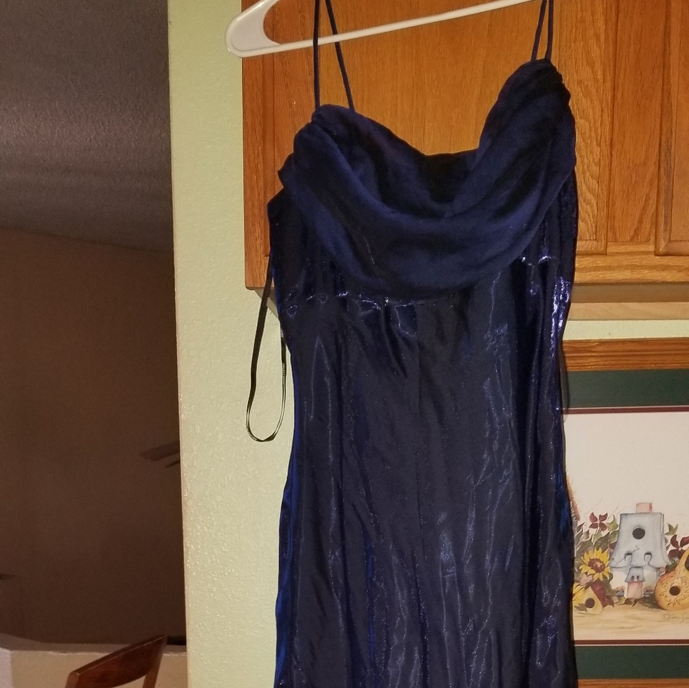 Midnight blue formal dress